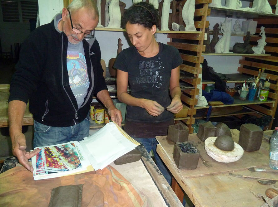 Stage autour de la céramique et du verre © Art Sud